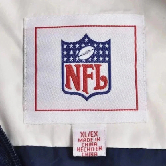 NFL Vintage New England Patriots Jacket Windbreaker Lightweight Full Zip Size XL - Picture 6 of 11
